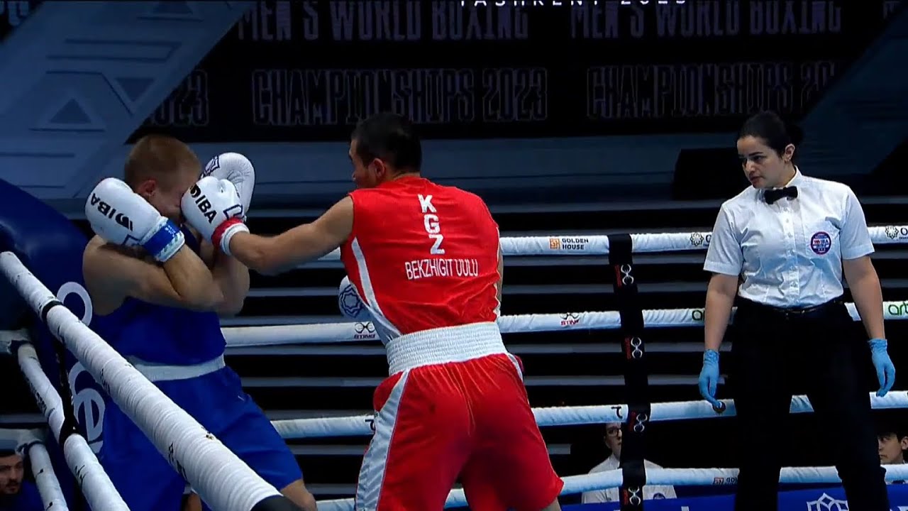 R32 (80KG) BEKZHIGIT UULU OMURBEK (KGZ) vs TSAMALIDIS MICHAIL (GRE) | IBA World Championships 2023