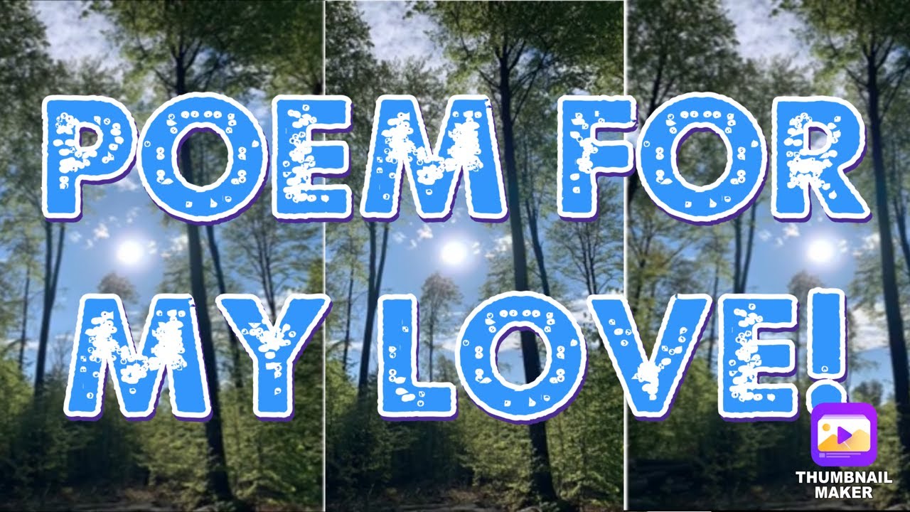 FOR HIM VLOGS - POEM FOR MY LOVE | TEAM TRIPLE 1 LDR