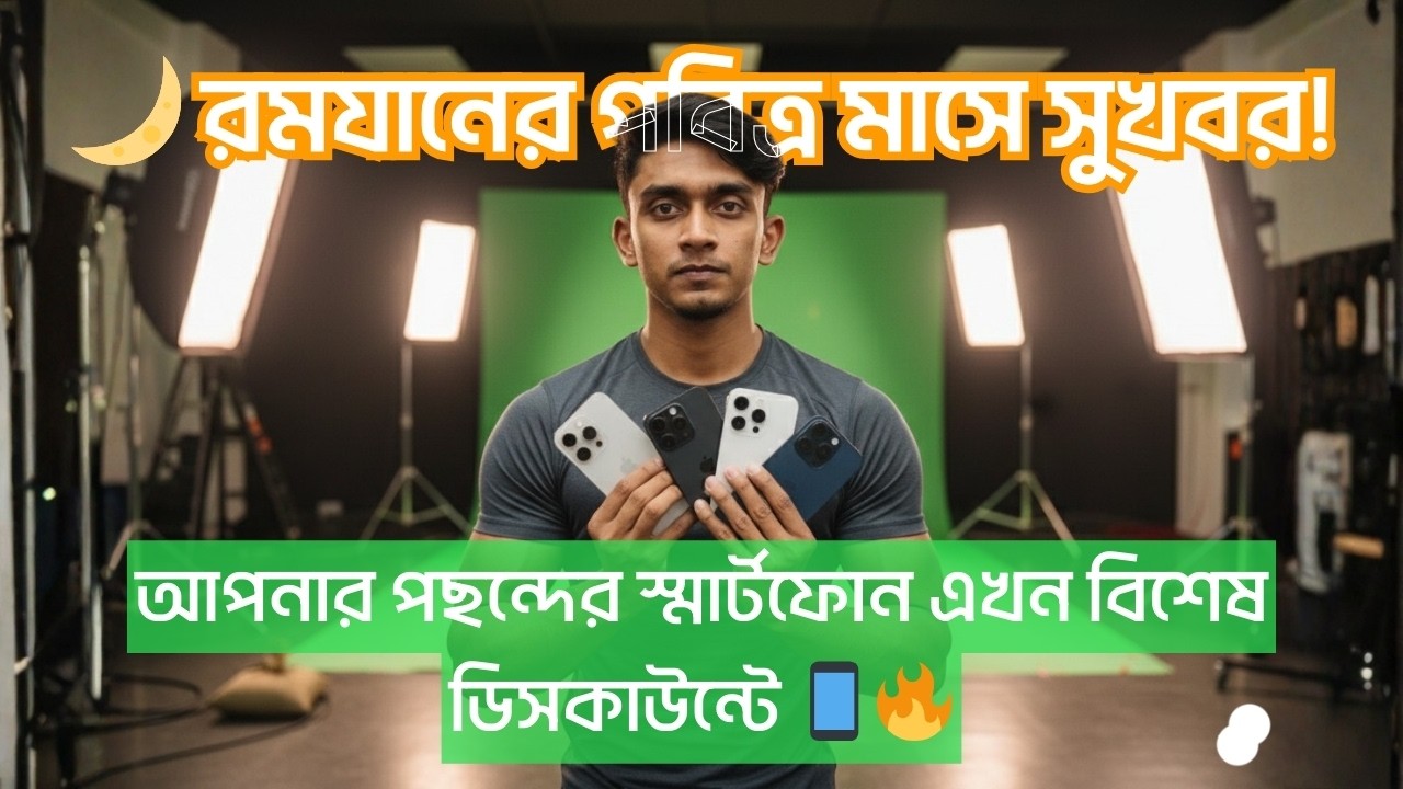 আপনার পছন্দের স্মার্টফোন এখন বিশেষ ডিসকাউন্টে 📱🔥