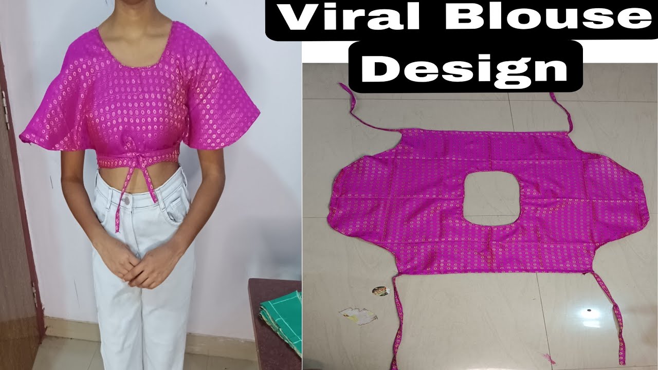 Viral Blouse cutting and stitching ✂️😍 lFull step by step easy mathode 💃 ll #youtube#viralblouse