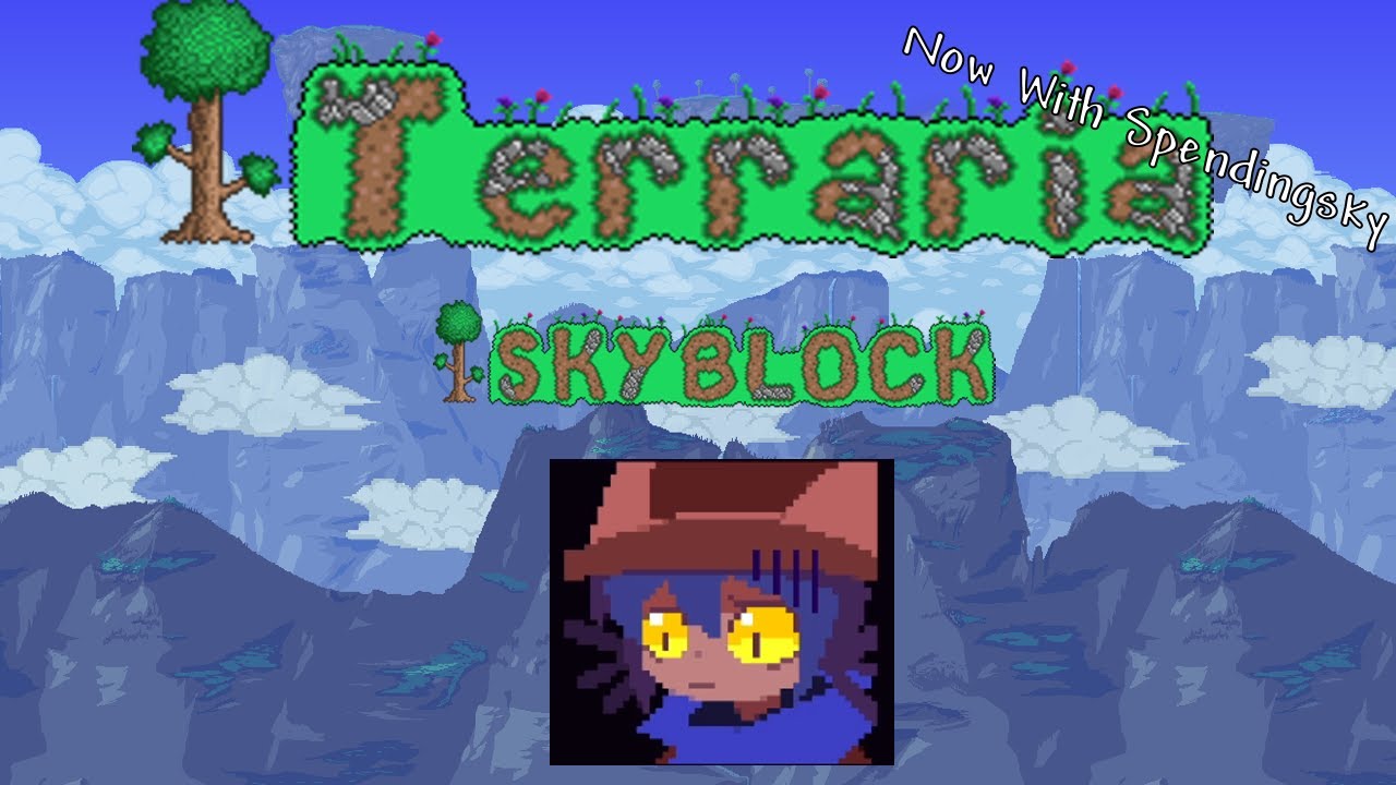 TERRARIA SKY BLOCK DAY 2