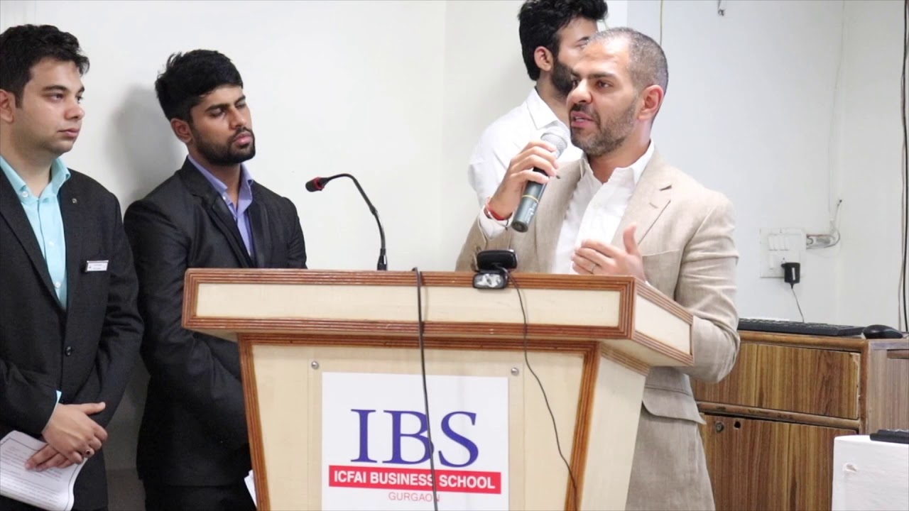 MR. SANJAY KAPUR | GUEST LECTURE | IBS GURGAON