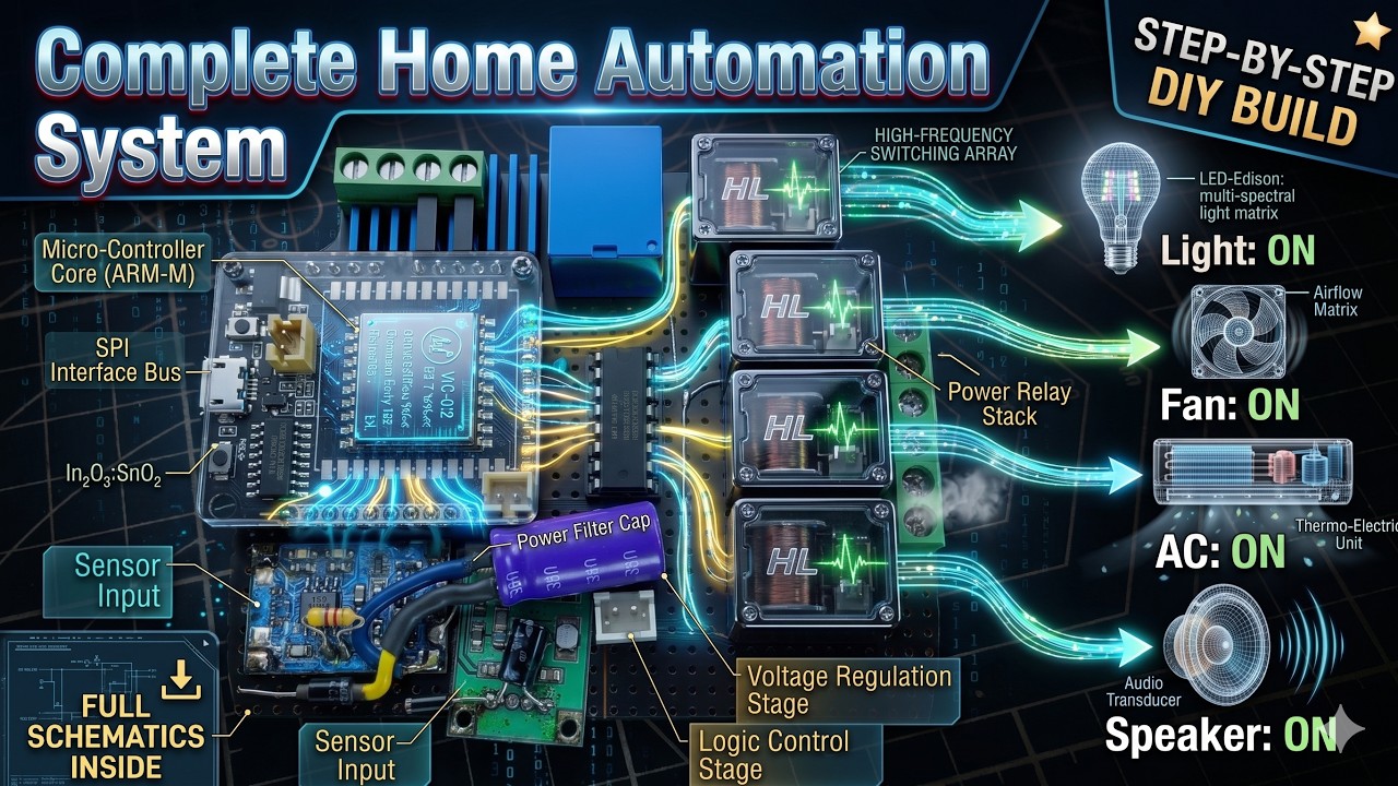VC-02 ai thinker module home automation | Complete Home automation System with your Voice Command