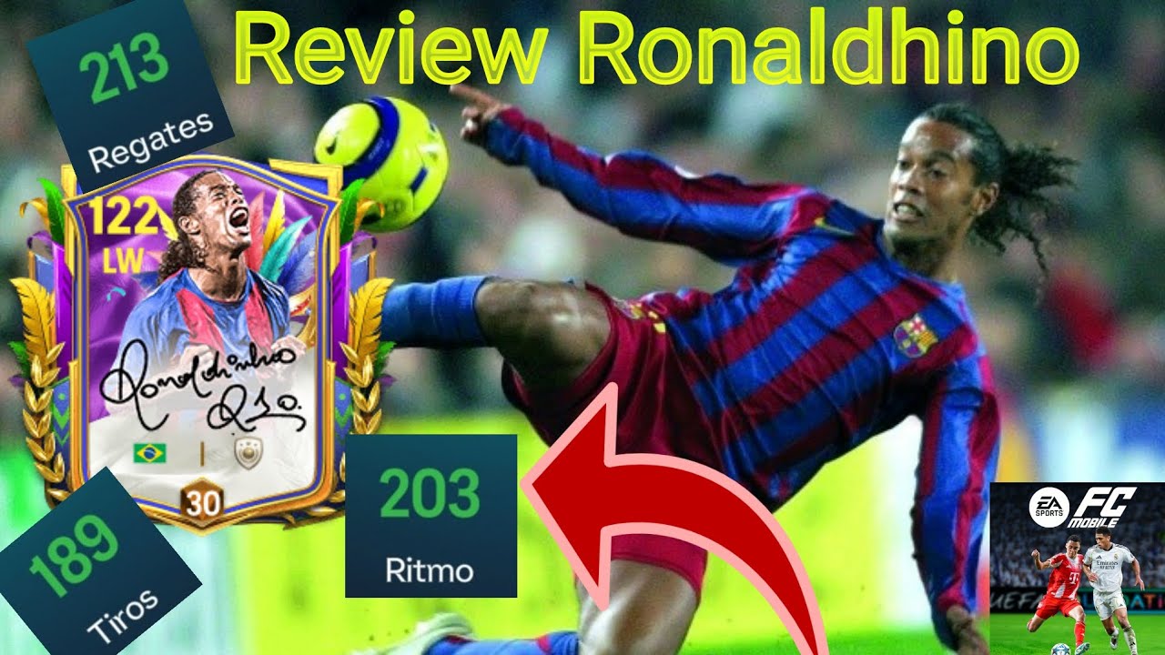 💯 RONALDHINO 💯 ES LA MEJOR CARTA DE TODOS LOS TIEMPOS DEL FC MOBILE.