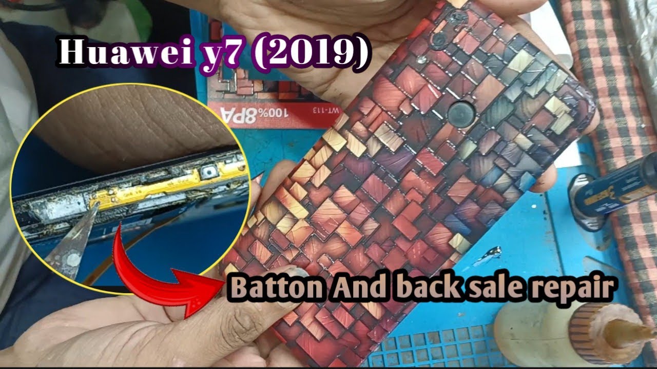 Huawei y7 (2019) Phone repair || Battone repair || Back sale repair || দেখুন কি করে ফোন রেডি করলাম 
