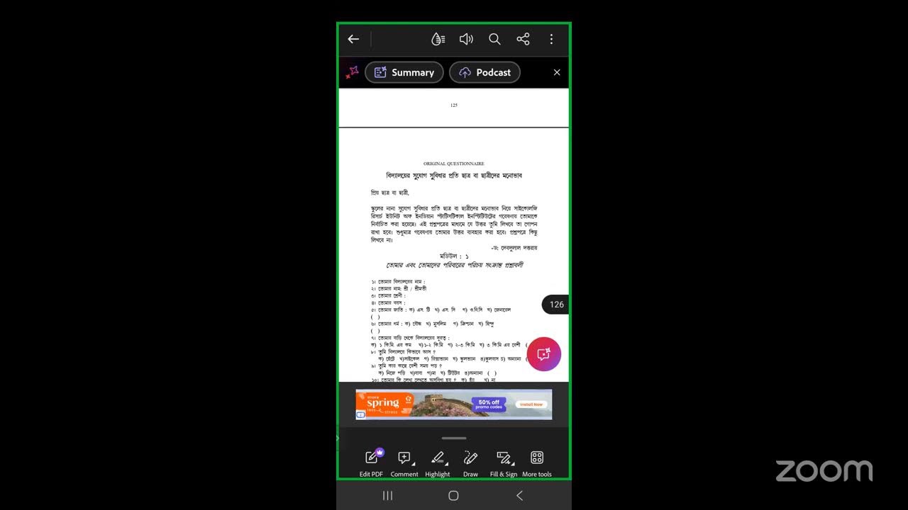 RPRIT training on attitude toward school infrastructure