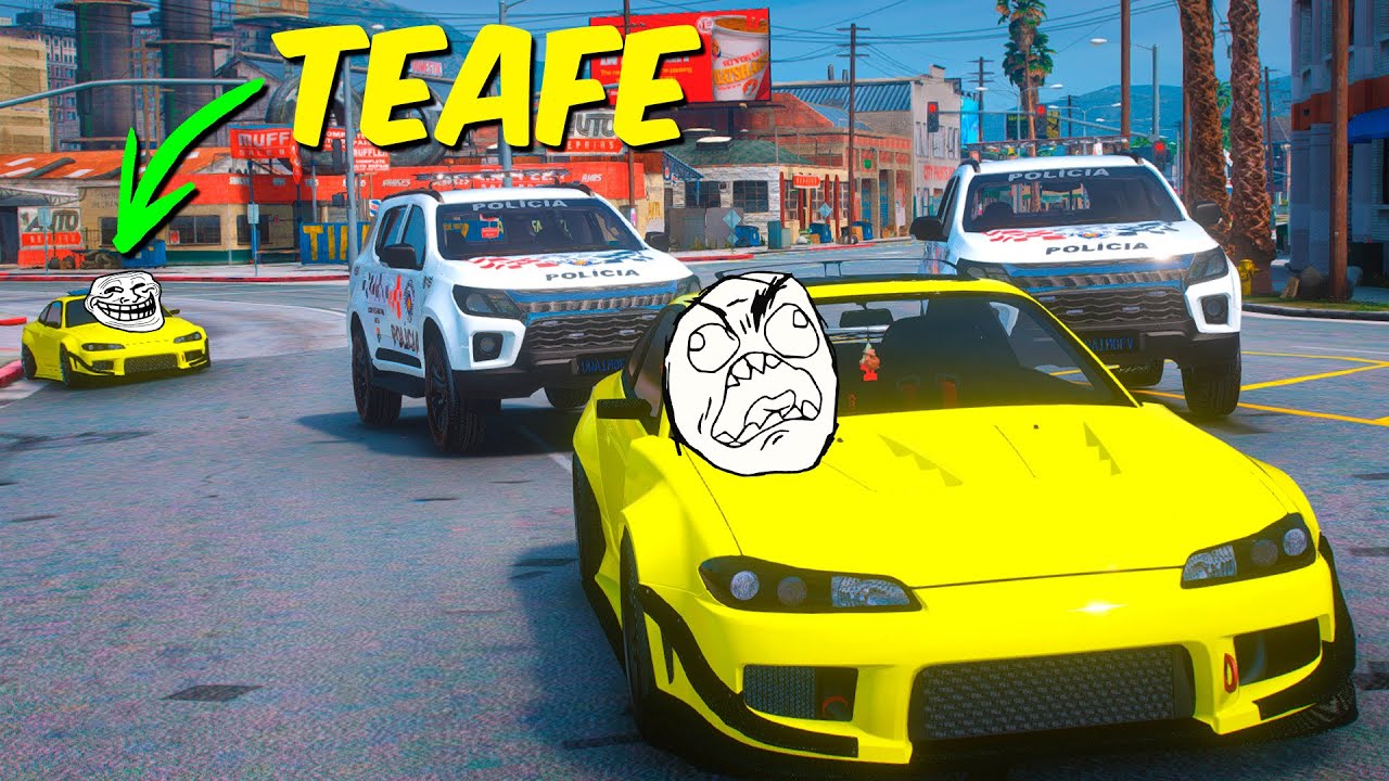 CLONEI O CARRO DOS PLAYERS E DEI FUGA DA POLICIA no GTA RP