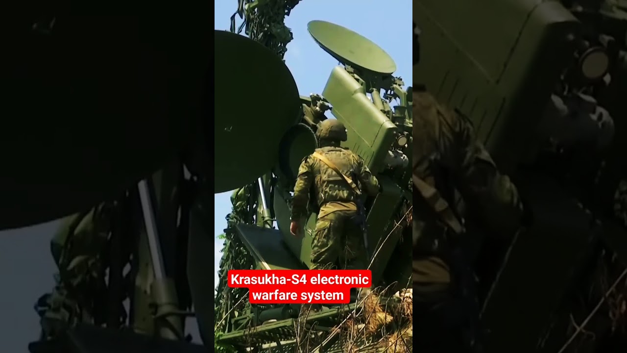 work of Krasukha-S4 electronic warfare system