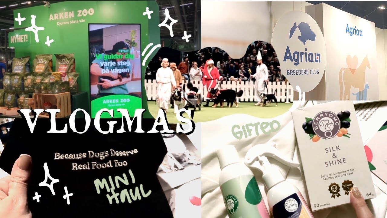 VLOGMAS 2025 - December 13-14, Stockholms Hundmässa 
