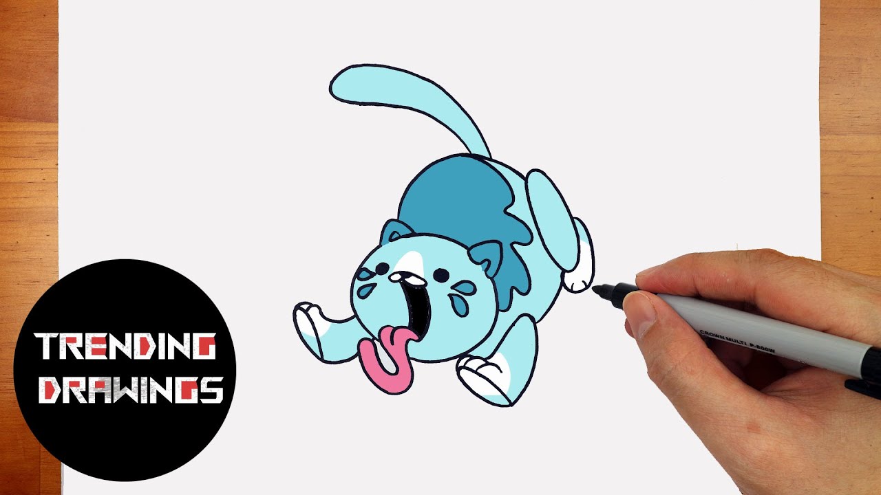 How To Draw Poppy Playtime Character - Candy Cat Step by Step