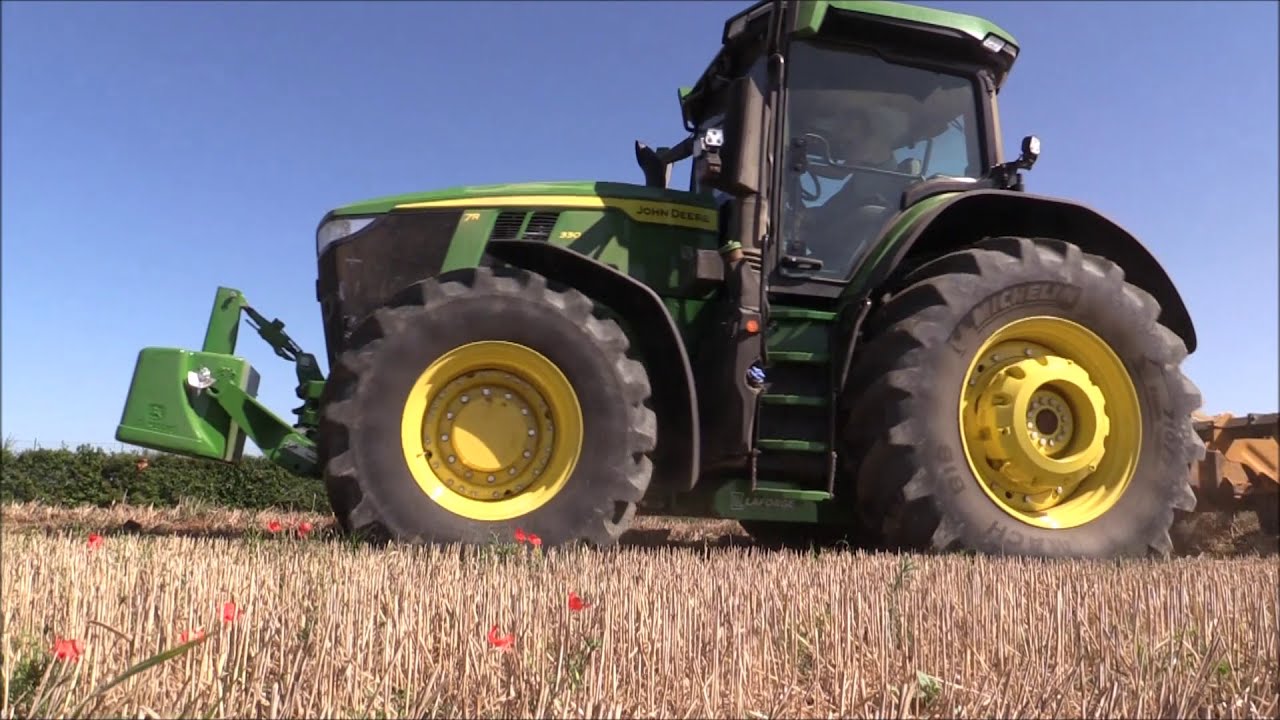 John Deere 7330R + Alpego Super Craker 3 metri