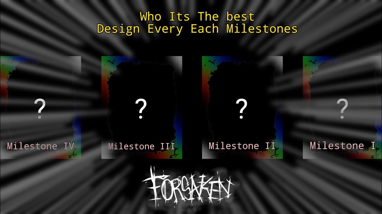 Winning with my Favs Milestones Design In #forsaken 
