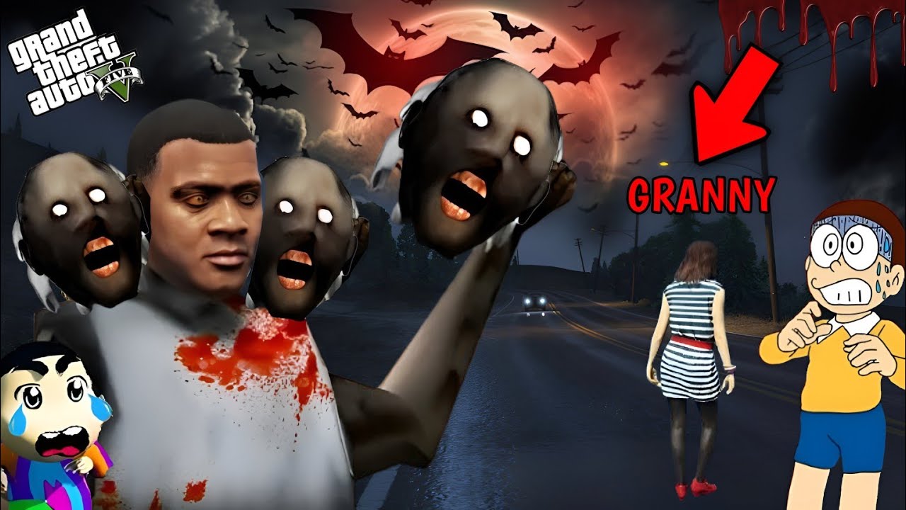 GTA 5 : Franklin Stealing Granny 3 HEAD Special Suit || PART # 06 || Afaq Hub 2.0