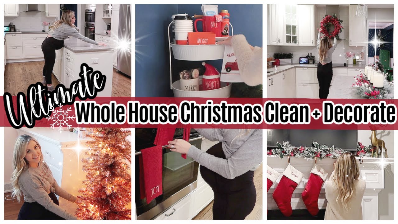 *NEW* ULTIMATE CHRISTMAS 2020 CLEAN AND DECORATE WITH ME // TIFFANI BEASTON HOMEMAKING // CLEAN W ME