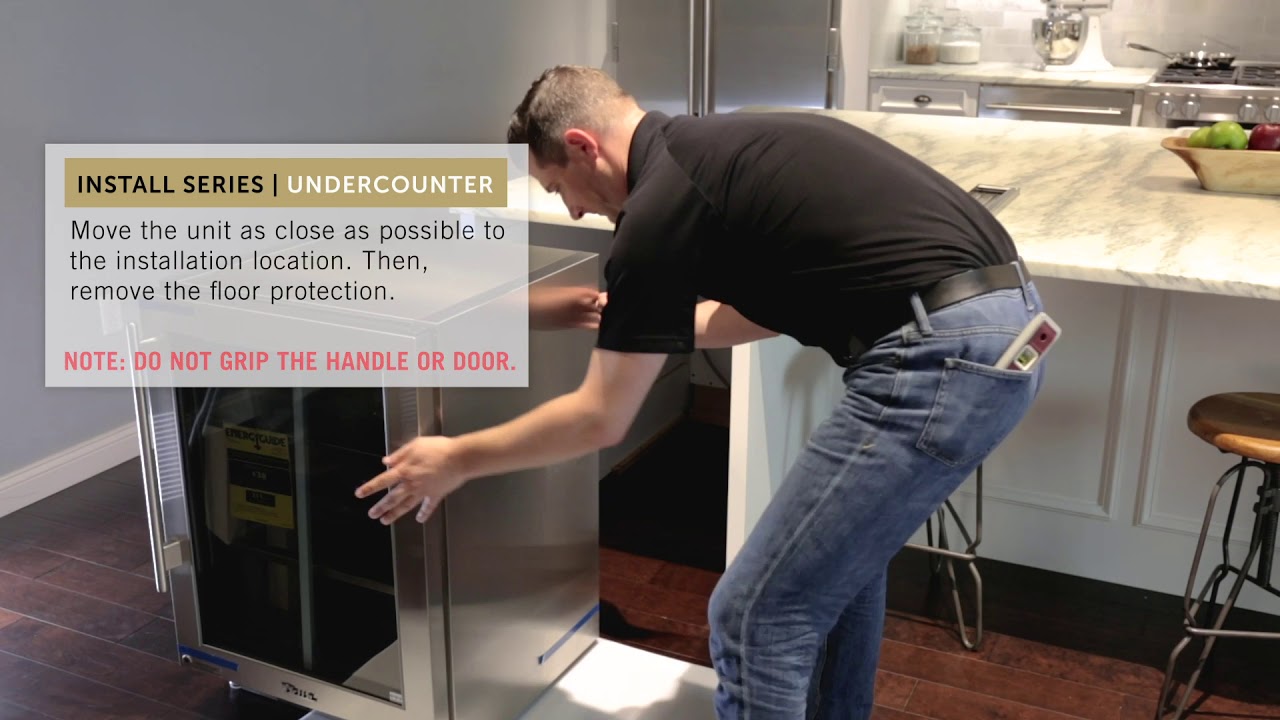True Undercounter Unit Installation