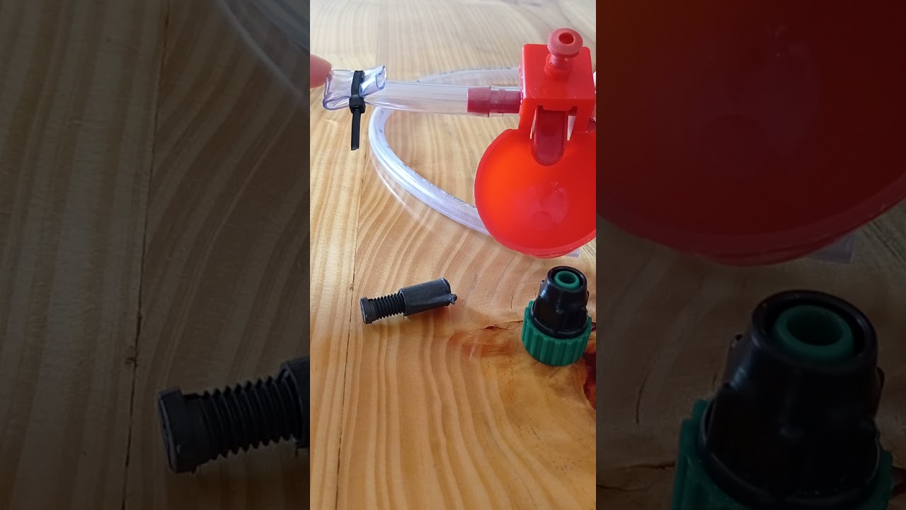 Como instalar bebedouro de copinho automático para aves