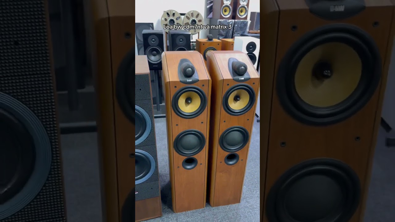 Loa B&W cdm7nt & matrix3 rất đẹp | Loa Châu Âu | 