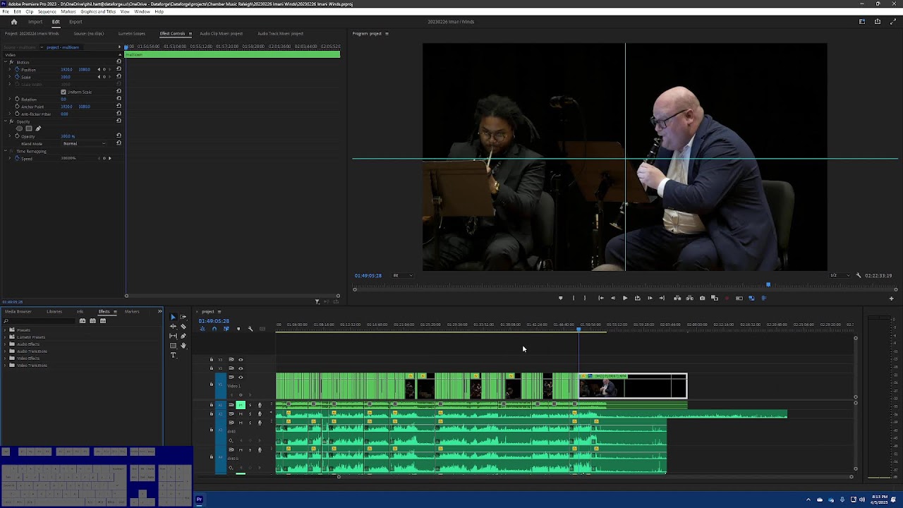 Premiere 2023 Multicam Unresponsive