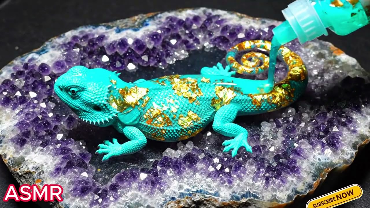 ASMR Paint Squeezing Satisfying Video - Miniature Animals & Creatures Compilation | Oddly Satisfying