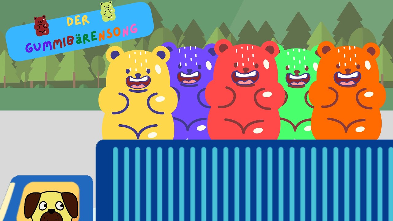 Gummibärensong – Das ist der Gummi Gummi, Gummibär Bewegungslied, Partylied Kinder, Gummibärenlied