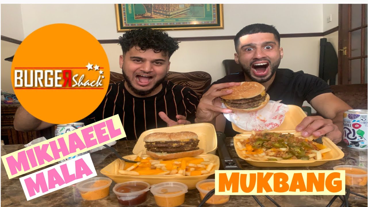 TRIPLE CHEESE BURGER (TRIUMPH) + CHEESY FRIES MUKBANG | MIKHAEEL MALA | (Burger Shack)