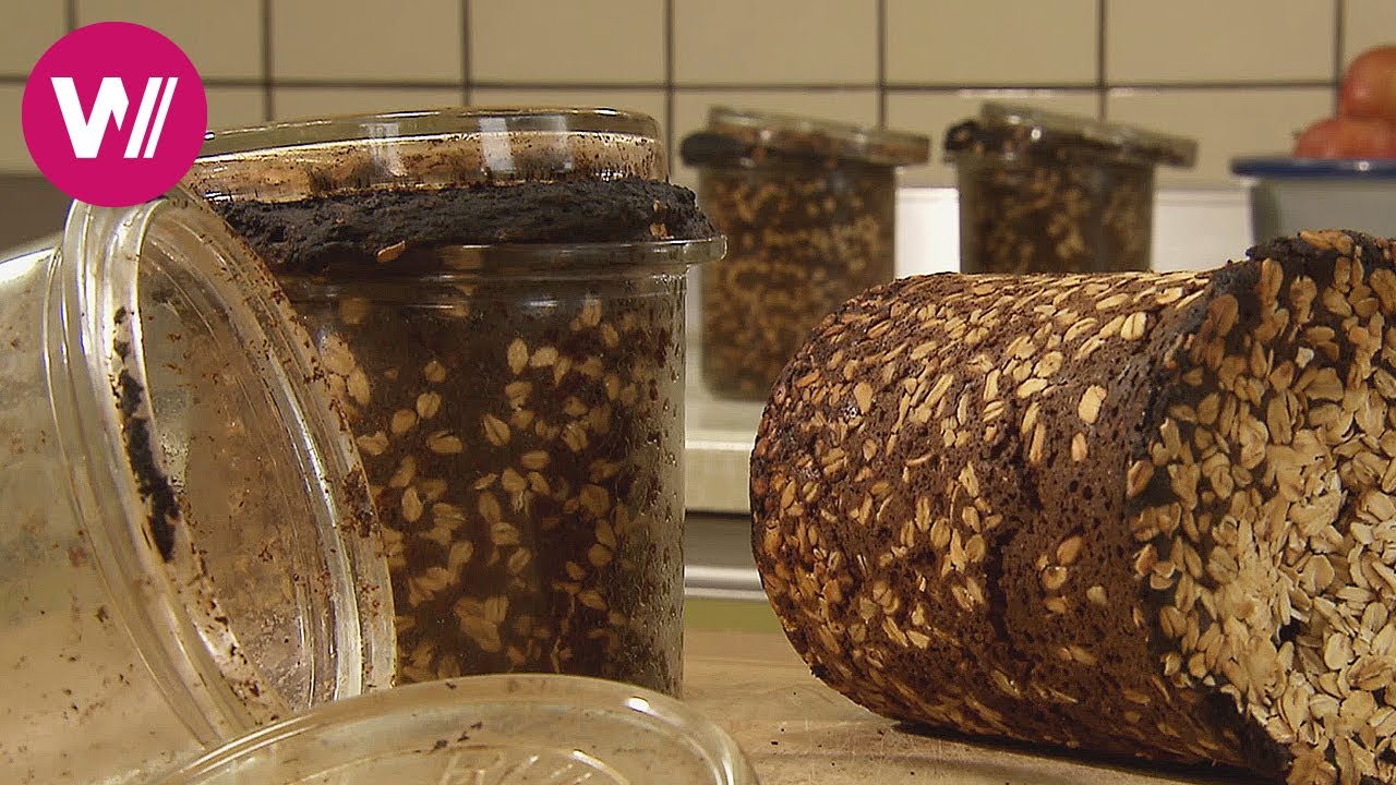 Schwarzbrot im Weckglas - mit Hefe, Buttermilch und Zuckerrübensirup