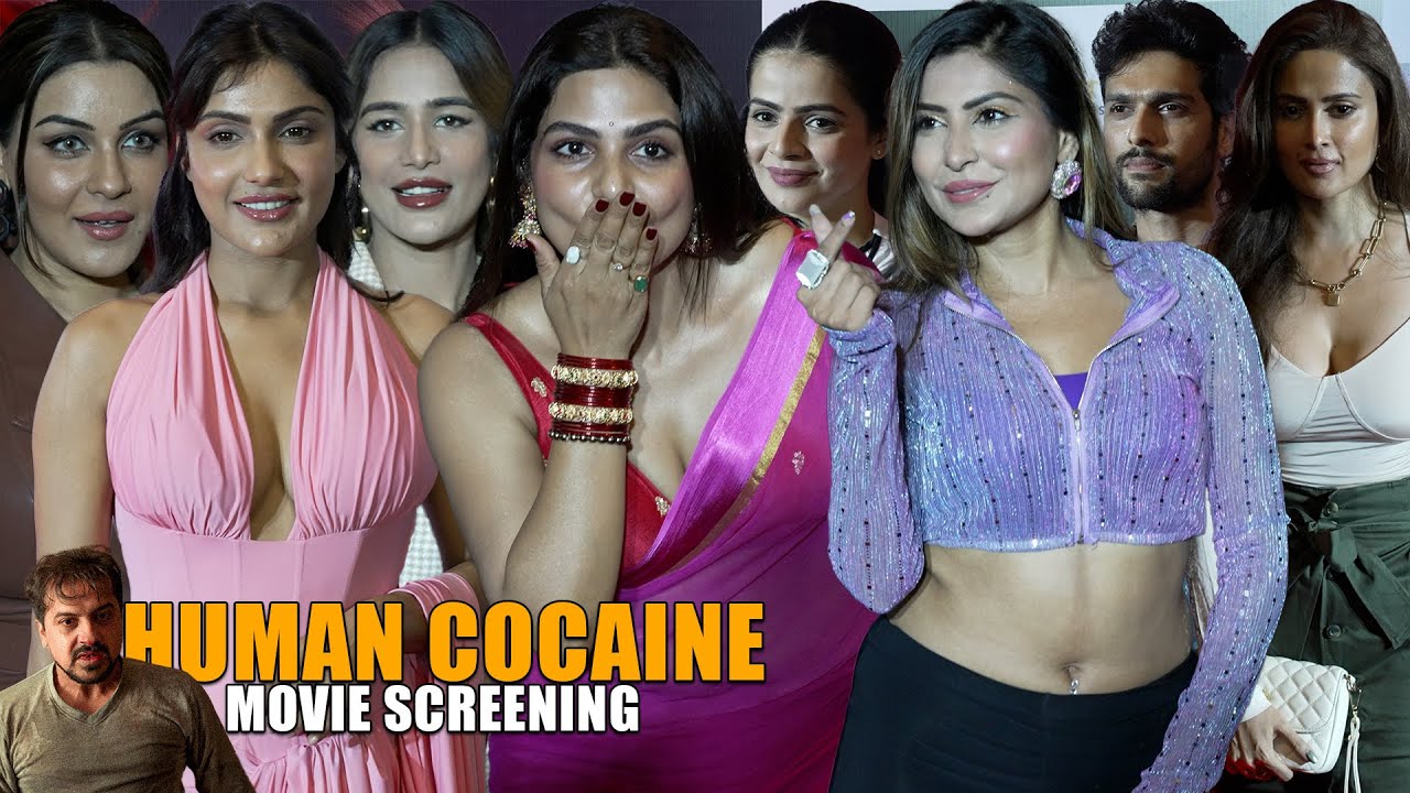 UNCUT - Yamini Malhotra, Hema Sharma, Ishita Raj, Poonam Pandey At Human Cocaine Screening.