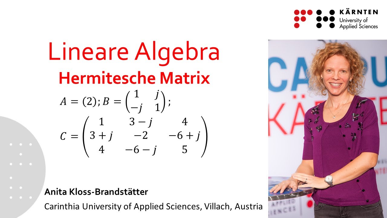 Lineare Algebra: Hermitesche Matrix