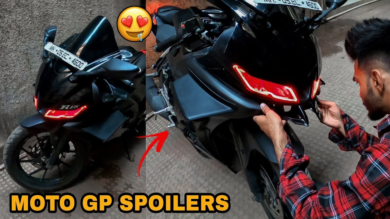 Installing Side Spoilers & Winglet In R15 v3 From Saiga Parts R15v3 MotoGP Kit | R15 v3 Modification