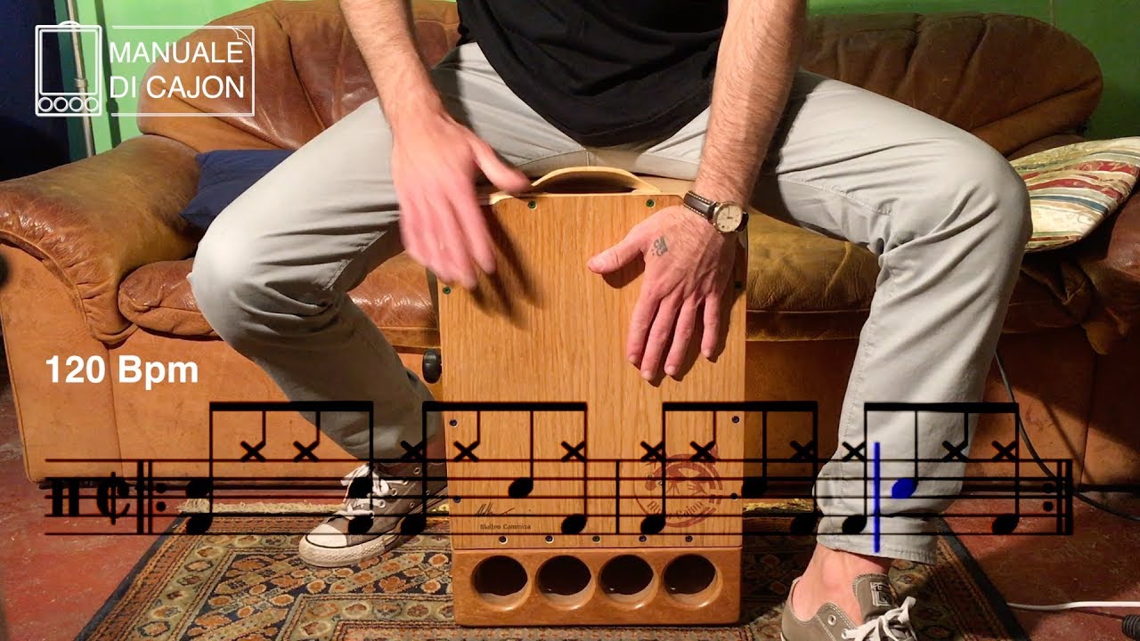Lezione di cajon 10 - LA BOSSA NOVA  (italiano) / spiegazione semplificata