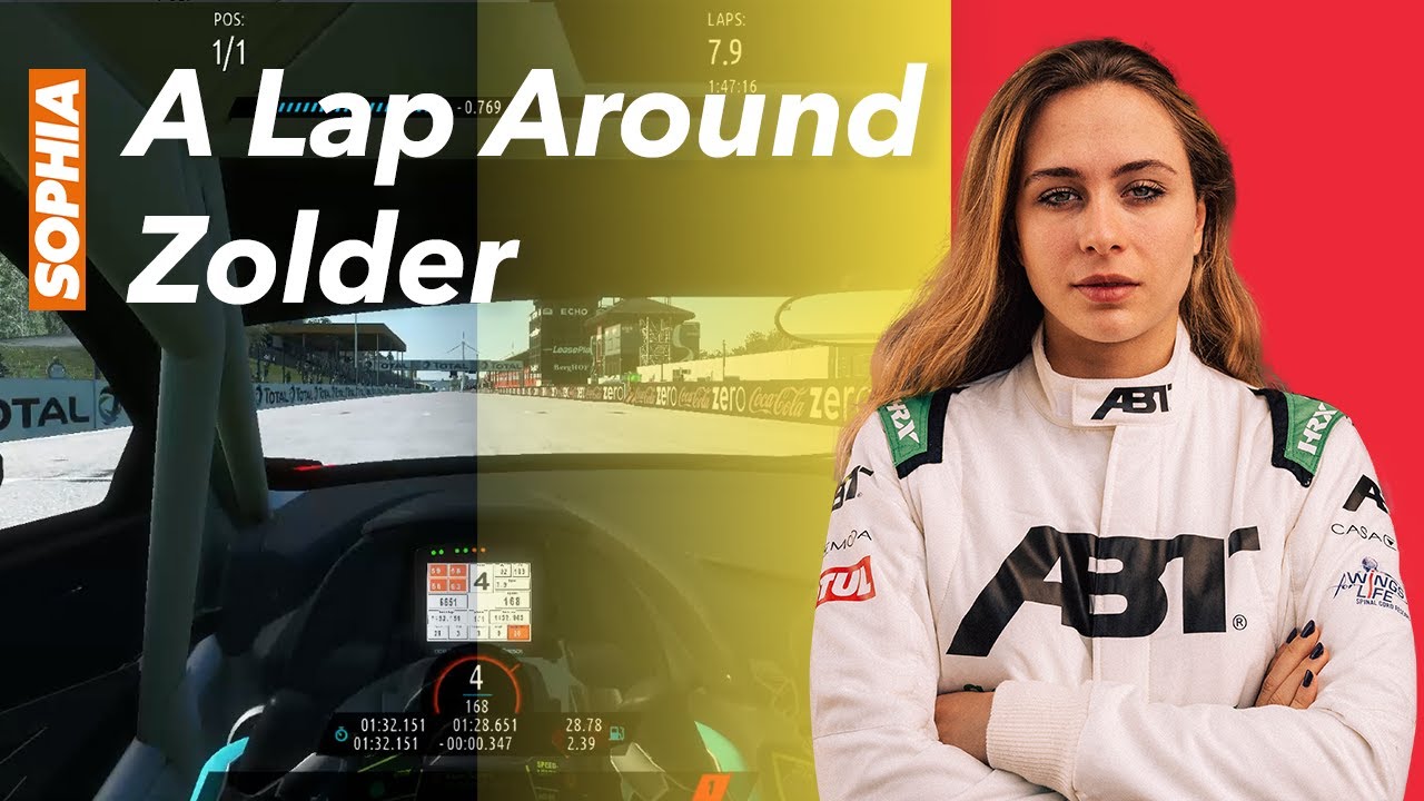 SOPHIA FLOERSCH - A LAP IN ZOLDER | Track guide | SIM - real life | rFactor 2 | Audi GT3 R8 LMS |DTM