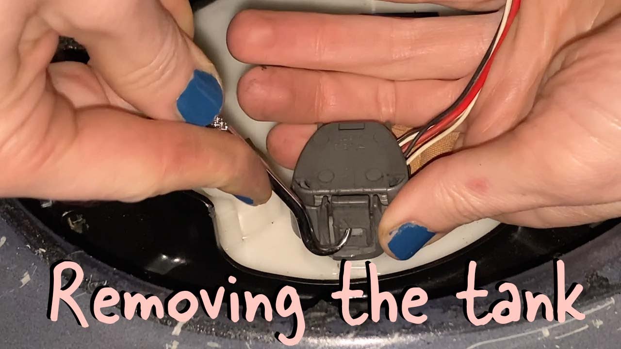 The best way to remove a Prius fuel tank