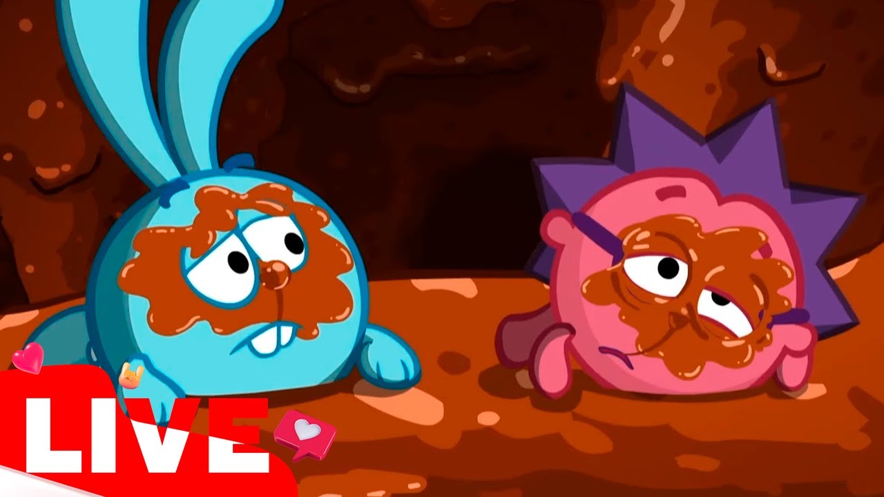 🔴LIVE Смешарики 2D. Весёлые приключения Кроша и Ёжика