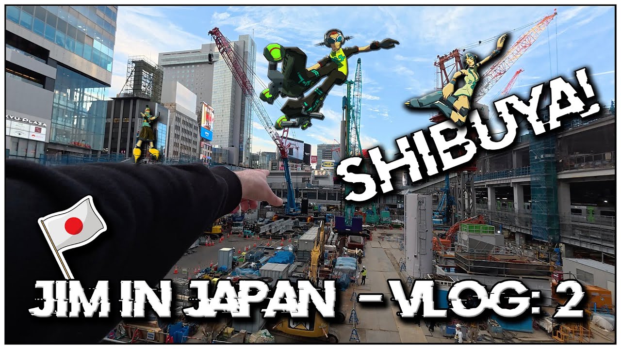 Jim in Japan Vlog #2 - The Hard Work Begins 4K VLOG - In Tokyo Shibuya