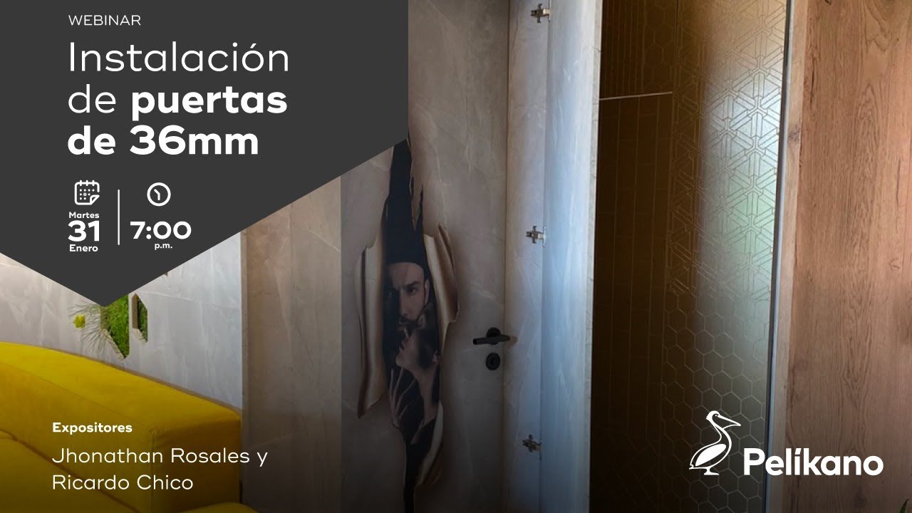 Webinar Pelikano: Instalación de Puertas de 36mm