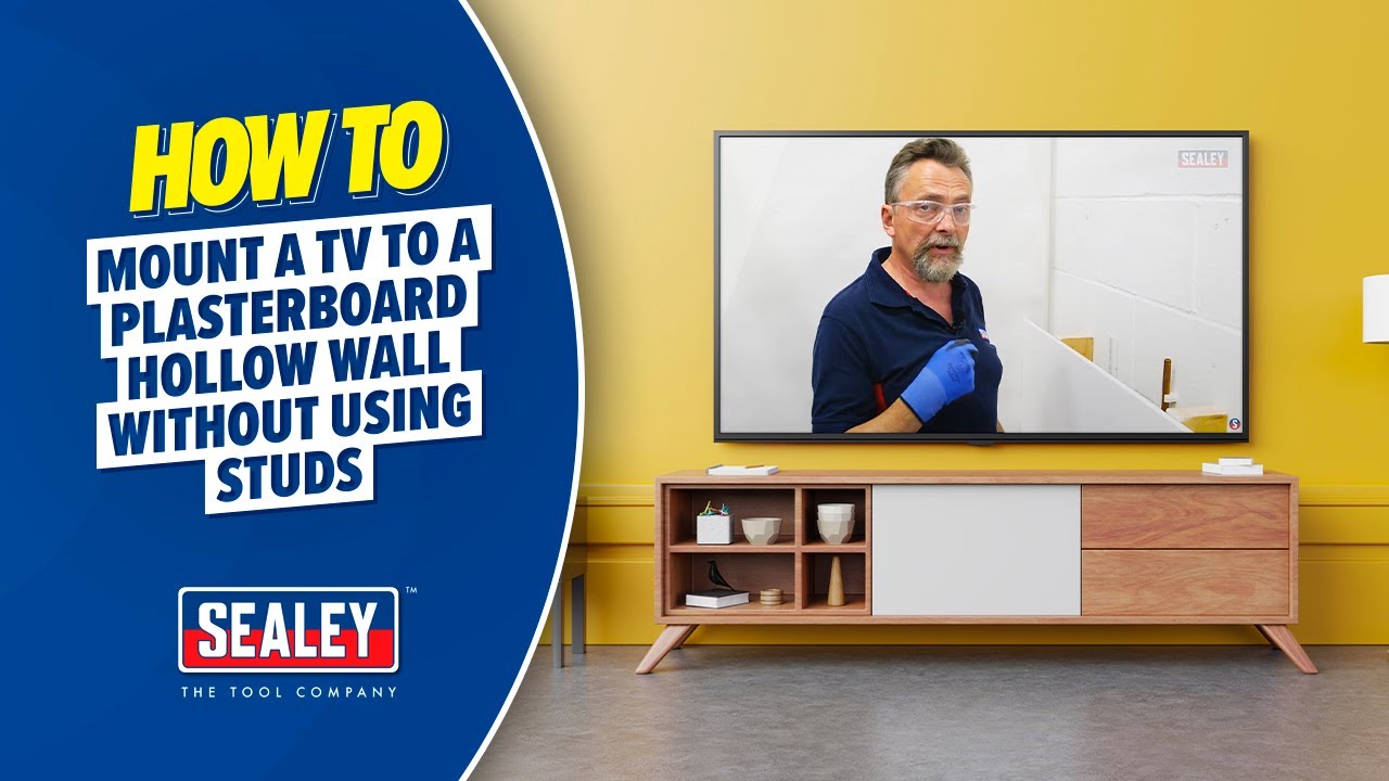 How to Mount a TV to a Plasterboard Hollow Wall Without Using Studs
