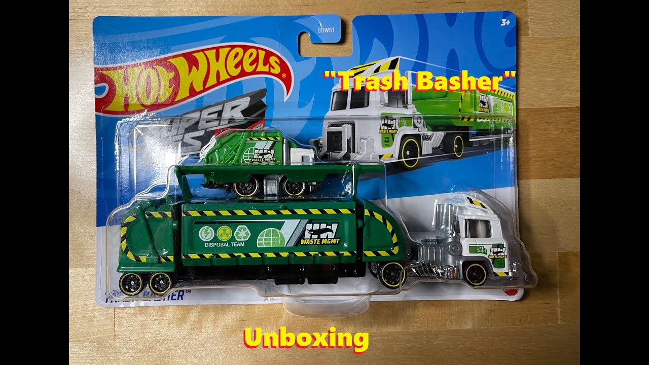 *Новый* мусоровоз Hot Wheels 