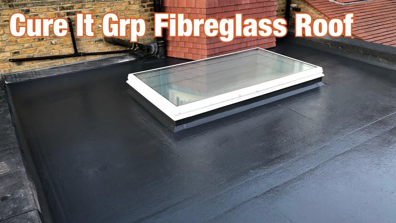 New GRP fibreglass roof - using Cure it