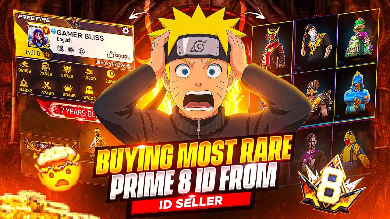 🔥I PURCHASED MOST RARE 💴 PRIME LVL 8 ID FROM ID SELLER🔥TRUSTED OR SCAMMERS ⁉️COLLECTION REVEALED🫣