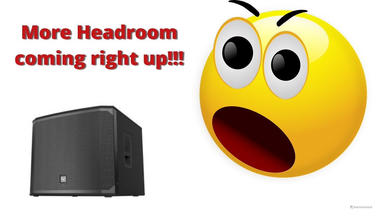 Increase headroom with subs on an aux system