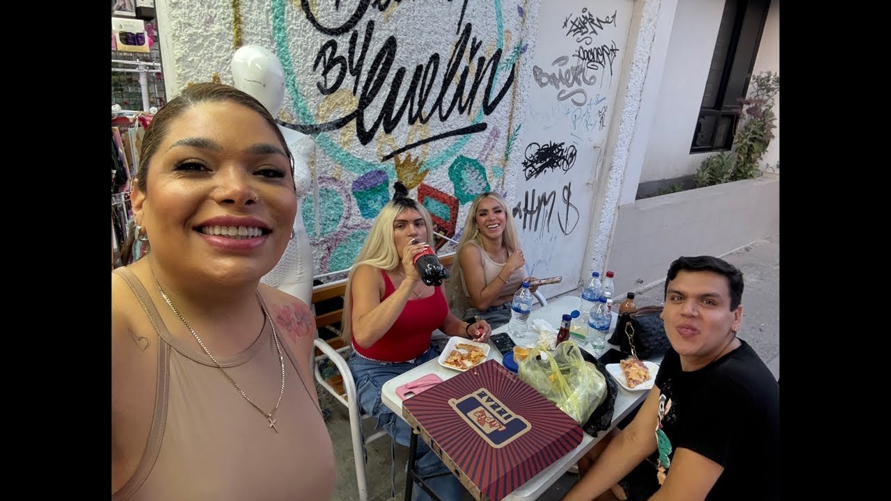 En el local con Wendy Grecia y Salma
