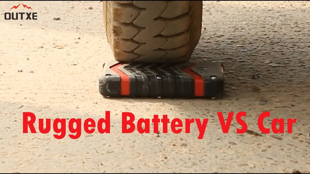 OUTXE Test: What happens when you crush this rugged battery?