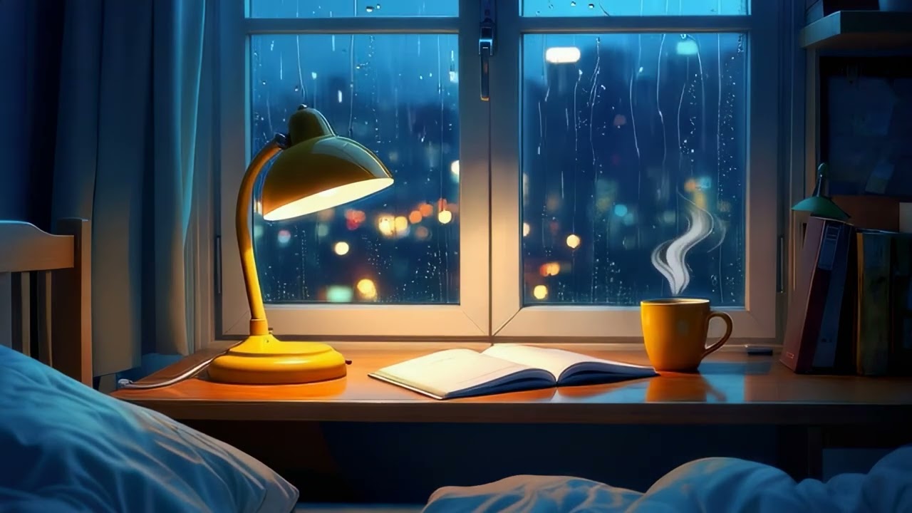 Rainy March Window 🌧️ Cozy Lo Fi Beats for Studying, Relaxing & Late Night Focus