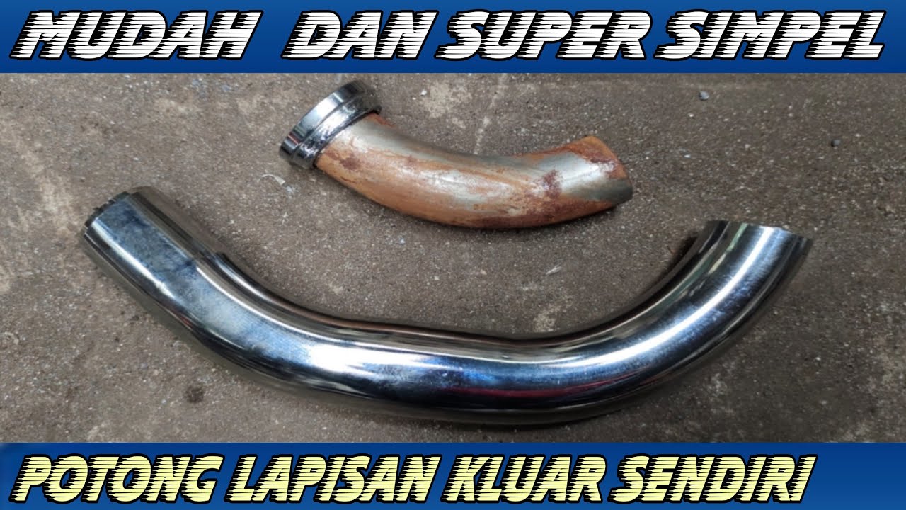 CARA MUDAH MELEPAS LAPISAN HEADER KNALPOT STANDAR YAMAHA RX-KING TIPS SIMPEL DAN CEPAT