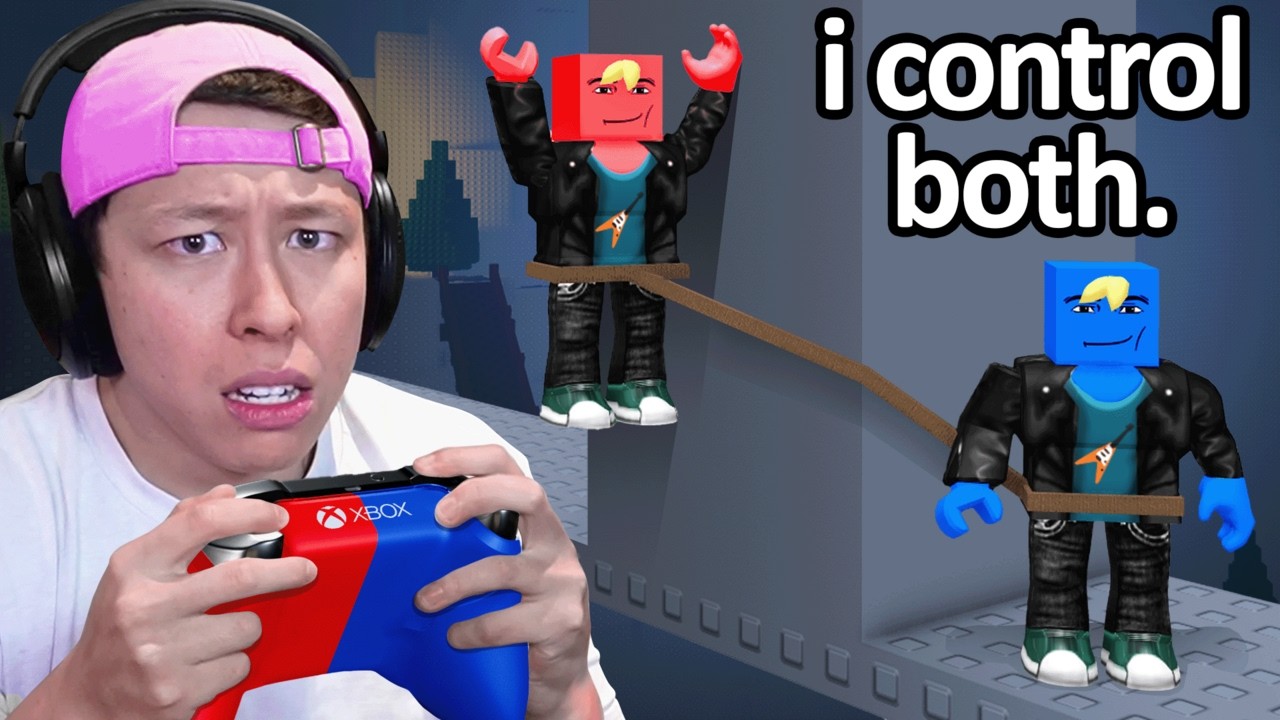 I Beat The HARDEST 2-Player Obby SOLO