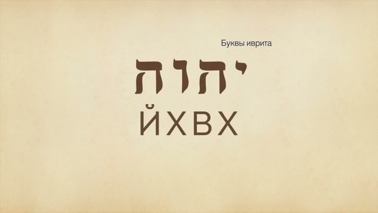 Имя Бога 《 יהוה》