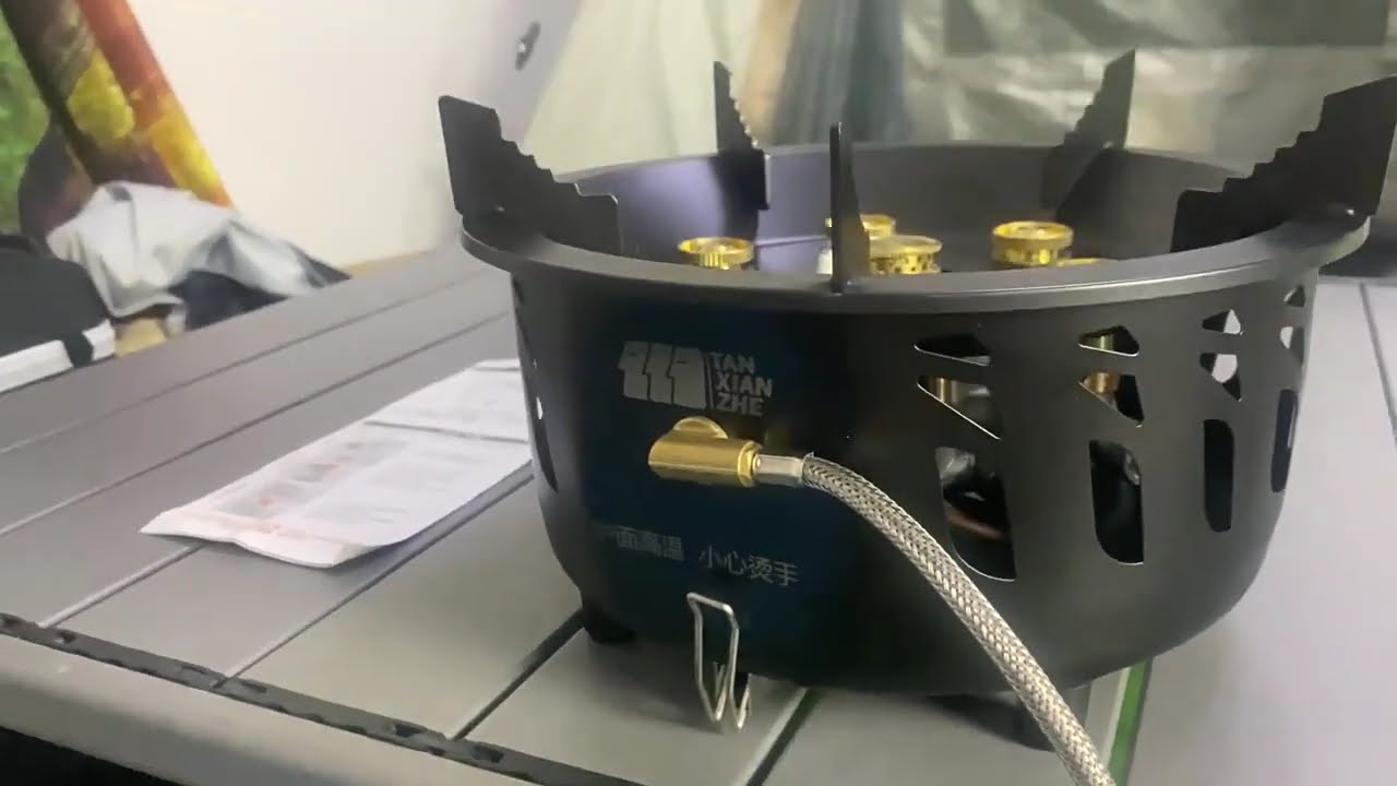 20000W Camping Stove 7-Core Strong Fire Power Portable #bbq #kitchen #camping