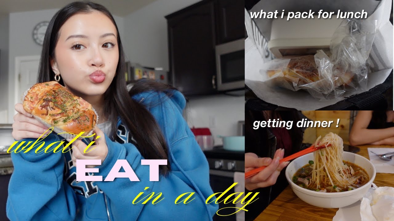WHAT I EAT IN A DAY 🍽️ 2025 || school day