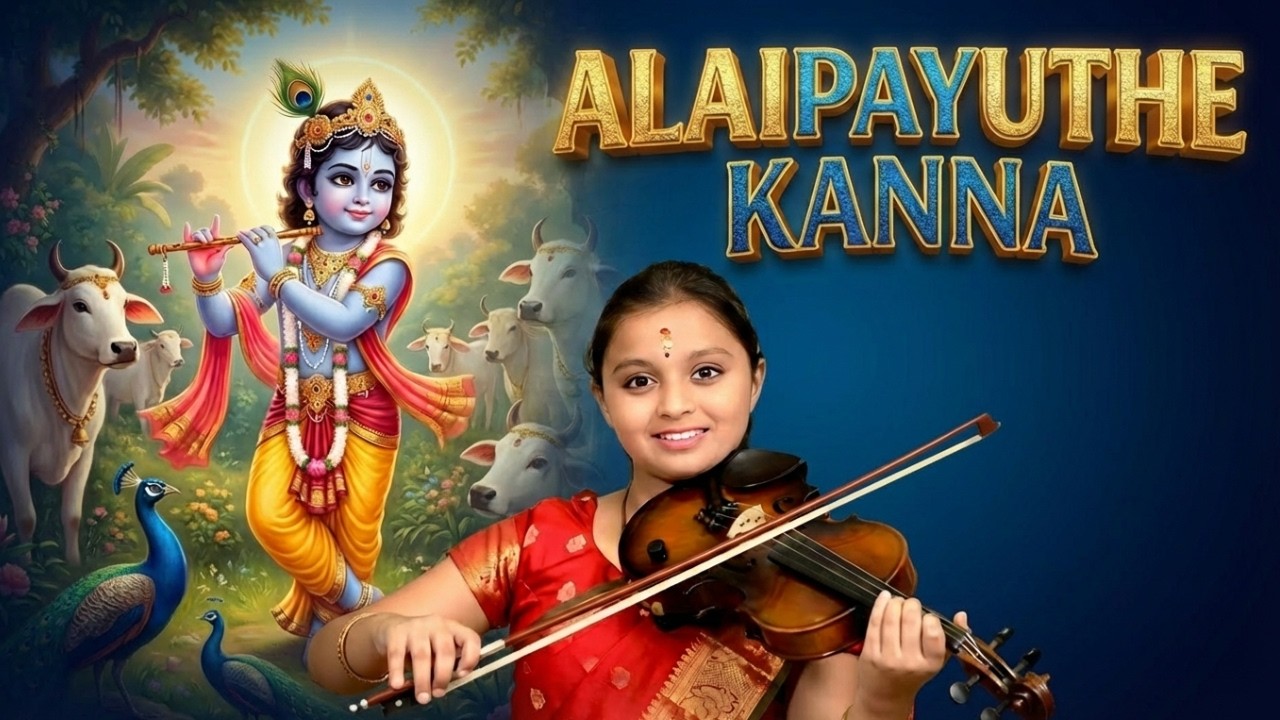 എല്ലാം ചിരിച്ചുകൊണ്ട് ... അലൈപായുതേ  | Alaipayuthe Krishna Violin Song ft. Ganga Sasidharan