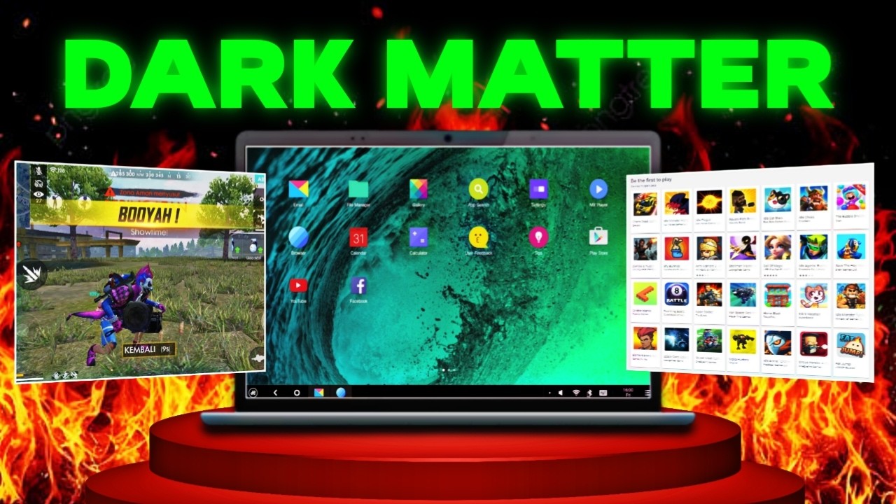 Phoenix OS DARK MATTER &mdash; ЭТО ПРОСТО БЕЗУМИЕ⚡| 100+ FPS в Free Fire | ПК с 4 ГБ ОЗУ